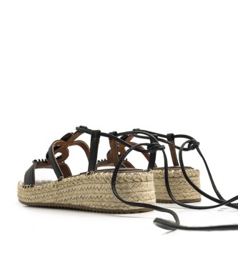 Mariamare Aidy black sandals -height cua: 4cm
