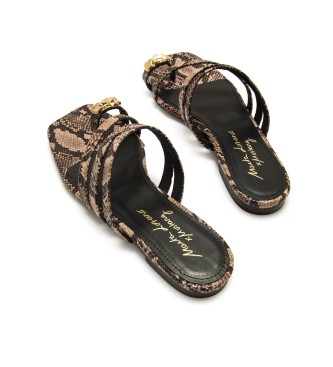MTNG Leather sandals Necane Brown