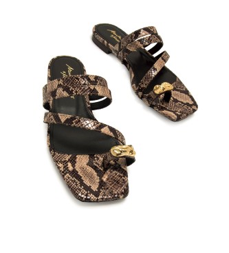 MTNG Leather sandals Necane Brown