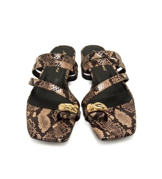 MTNG Leather sandals Necane Brown
