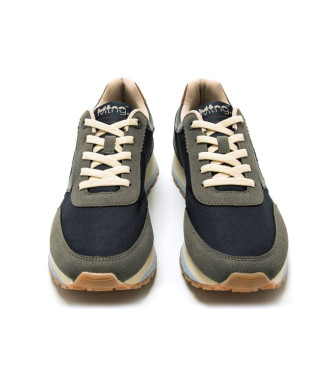 Mustang Navy running style trainers