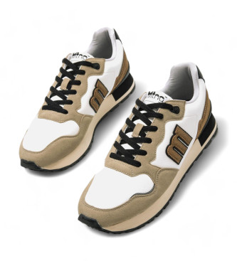 Mustang Joggo Classic Sneakers hvid, brun