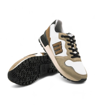 Mustang Joggo Classic Sneakers hvid, brun