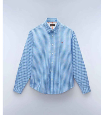 Napapijri Camicia a maniche lunghe blu grigio