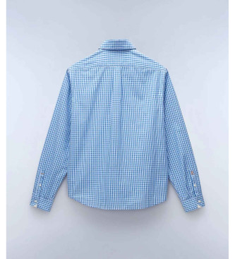 Napapijri Camicia a maniche lunghe blu grigio