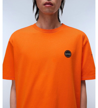 Napapijri Camiseta Badge naranja