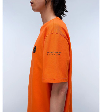 Napapijri T-shirt Badge orange