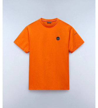 Napapijri T-Shirt Abzeichen orange