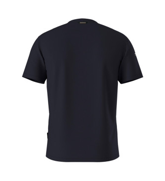 Napapijri T-shirt com logtipo azul