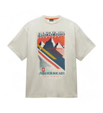 Napapijri T-shirt beige con logo