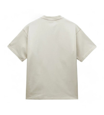 Napapijri Beige logo T-shirt