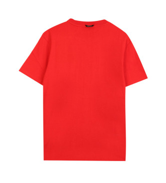 Napapijri Rotes Logo-T-Shirt