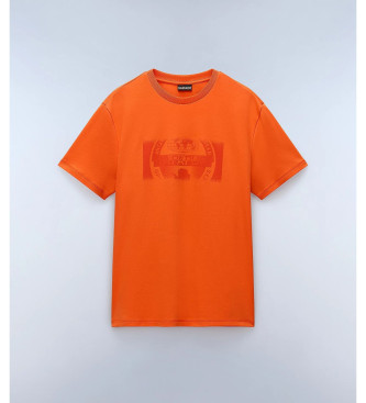 Napapijri Vanni T-shirt met print oranje