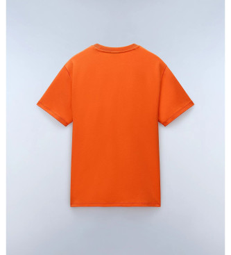 Napapijri Vanni Druck-T-Shirt orange