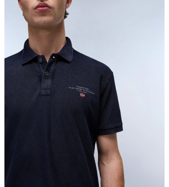 Napapijri Polo piqu blu navy Elbas