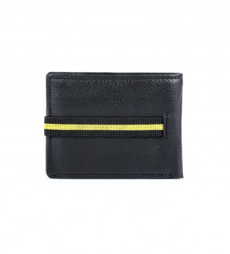National Geographic Jupiter Leather Wallet Black -2x10.5x8cm