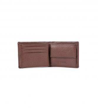 National Geographic Urano Leather Wallet Brown -2x11x9cm
