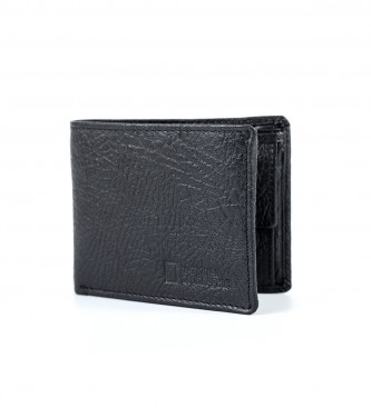 National Geographic Urano Leather Wallet Black -2x11x9cm