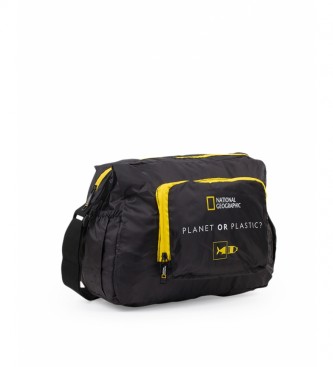 National Geographic Bolso Foldables negro -33x12,5x27cm-