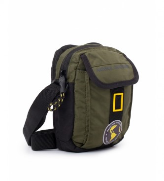 National Geographic Novo saco de ombro cáqui Explorer -13x6x18cm