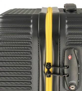 National Geographic Suitcase Medium Abroad Nero 46X27X67Cm