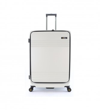 National Geographic Large Suitcase Lodge White -55X32,5X79cm