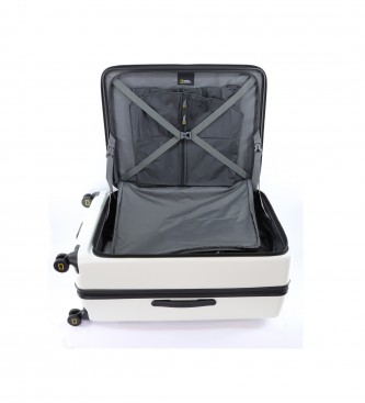 National Geographic Large Suitcase Lodge White -55X32,5X79cm