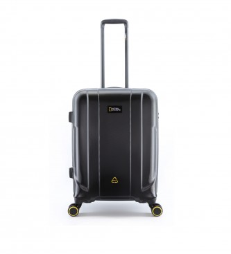 National Geographic Medium Suitcase Roots Black -44X26,5X62,5cm