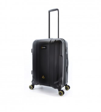 National Geographic Medium Suitcase Roots Black -44X26,5X62,5cm