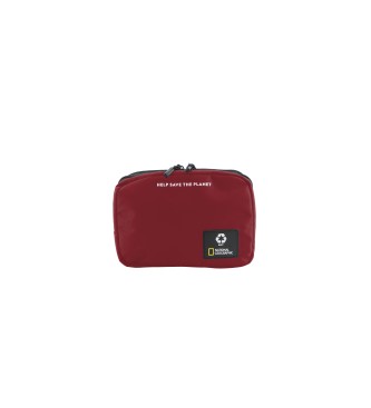 National Geographic Toilet bag Petrol red -25X8X18Cm