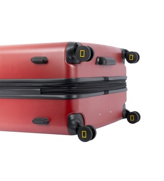 National Geographic Chariot Medium rouge -45X24X67Cm