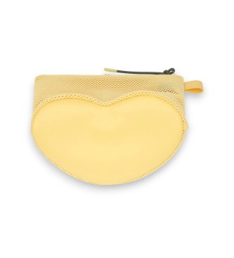 TOUS Tous Icons Mesh Heart Toilet Bag jaune
