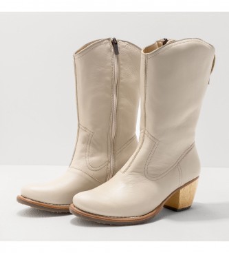 Neosens Leather boots S3098 Munson white -Heel height 5,5cm