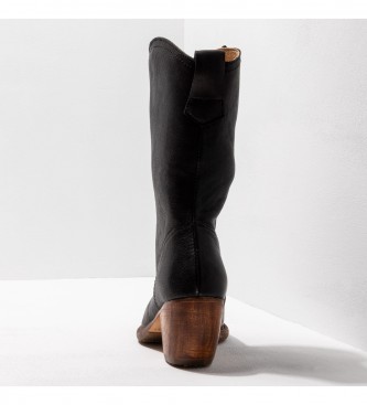 Neosens Stivali in pelle S3098 Munson nero -Altezza tacco n 5,5cm-