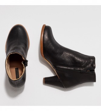 Neosens Leather ankle boots S939 Beba black -Heel height 7,5cm