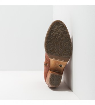Neosens Botines de Piel S3096  Munson marrón -Altura tacón 5,5cm-