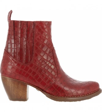 Neosens Leather ankle boots S3102 Munson red -Heel height: 5,5cm- -Heel height: 5,5cm- -Heel height: 5,5cm- -Heel height: 5,5cm-