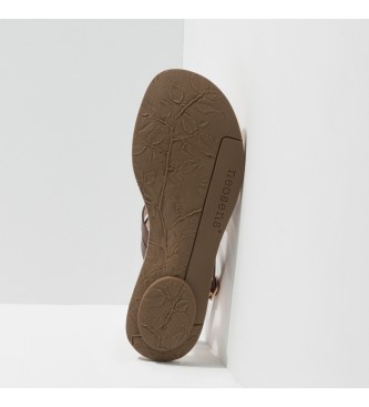 Neosens Leather sandals Restored Skin Brown Daphni brown