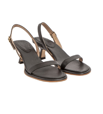 Neosens Leather Sandals S3164 Glera black -Heel Height 6cm