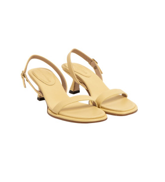 Neosens Chaussures en cuir jaune S3164 - Hauteur du talon 6cm