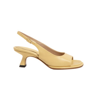 Neosens Sapatos de couro amarelo S3165 -Altura do salto 6cm