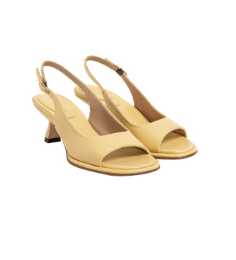 Neosens Sapatos de couro amarelo S3165 -Altura do salto 6cm