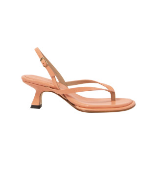 Neosens Sapatos de couro S3166 cor-de-rosa -Altura do salto 6cm