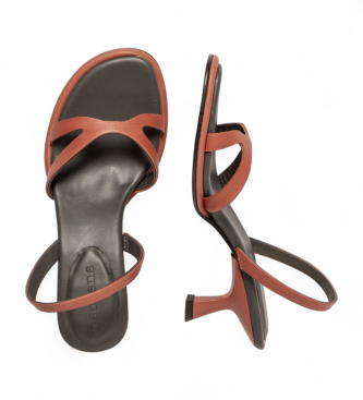 Neosens Sandlias de couro S3168 Godello laranja