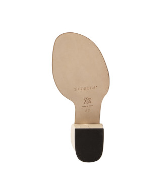 Neosens Lder sandaler S3173 beige -Heel hjd 6cm