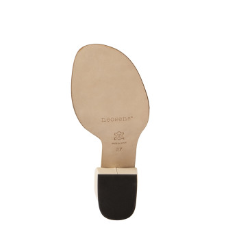 Neosens Leren sandalen S3174 beige -Hoogte hak 6cm