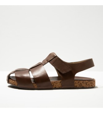 Neosens Restored Skin Brown Rondo Brown leather sandals