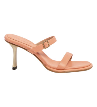 Neosens Usnjeni sandali S3194 Nappa orange -Višina pete: 8 cm