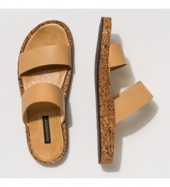 NEOSENS Leather sandals S3210 Tardana wood