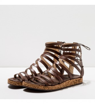 Neosens Brown leather sandals S3211 Tardana